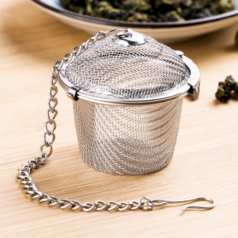 Herbal Wellness Tea - Stainless Steel Tea Strainer Locking Tea