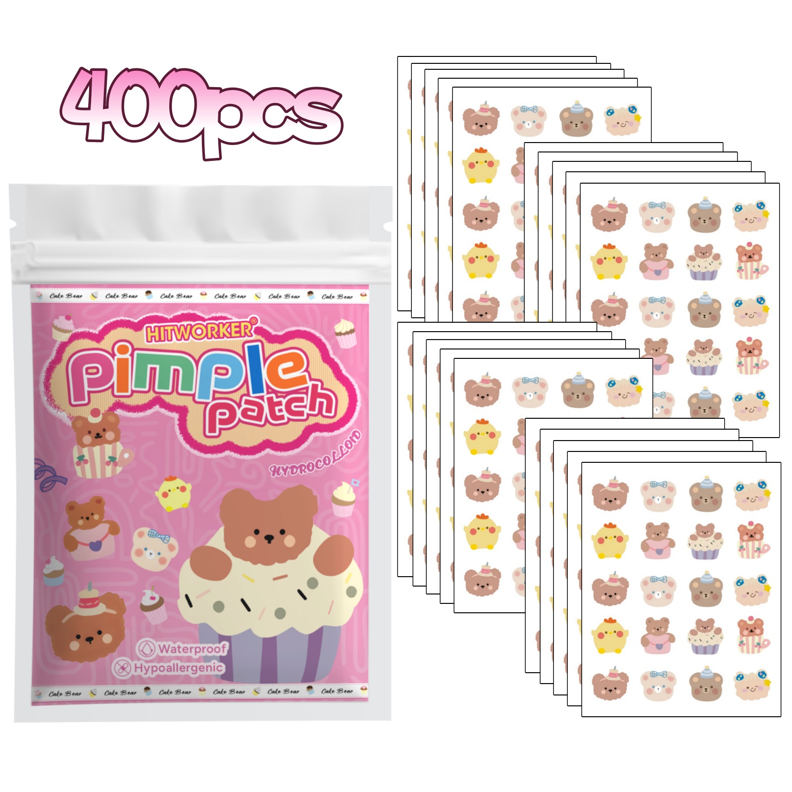 400Pcs Cartoon Bear Hydrocollo - Herbal Wellness Tea review and price