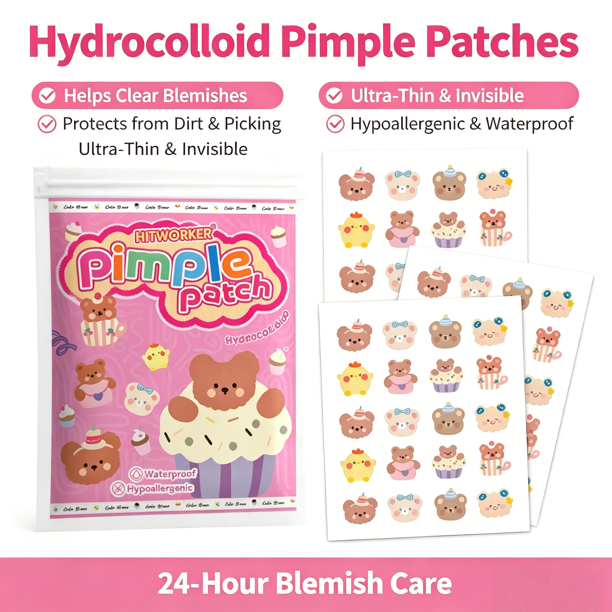 400Pcs Cartoon Bear Hydrocollo - Herbal Wellness Tea review and price