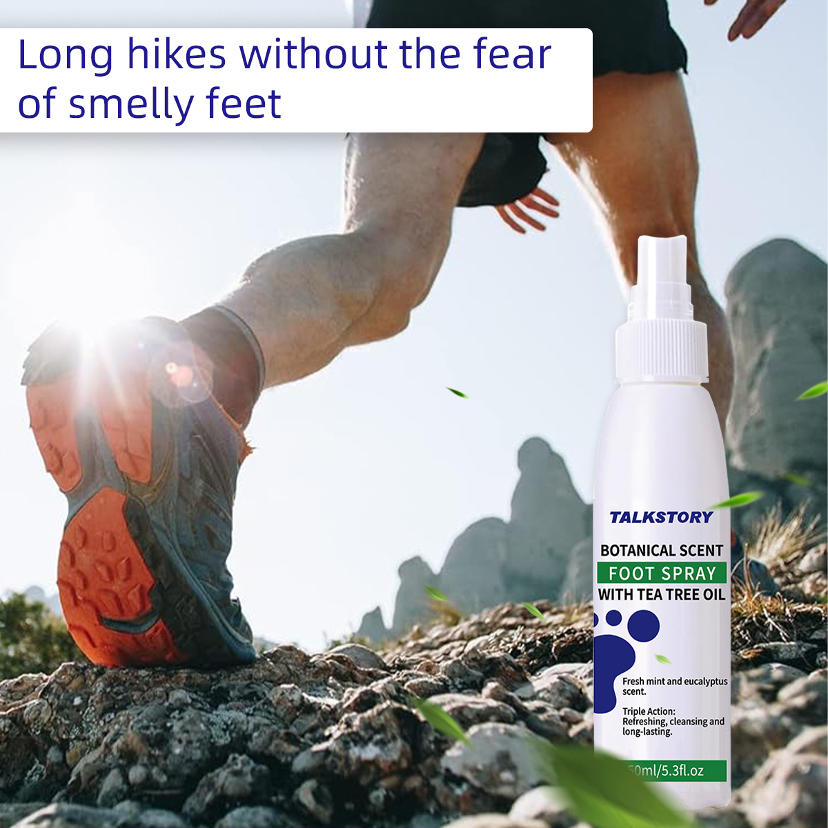 TALKSTORY Foot Deodorant Spray - Herbal Wellness Tea review and price