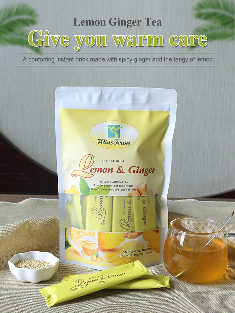 Natural Lemon Ginger Tea Pain  - Herbal Wellness Tea review and price