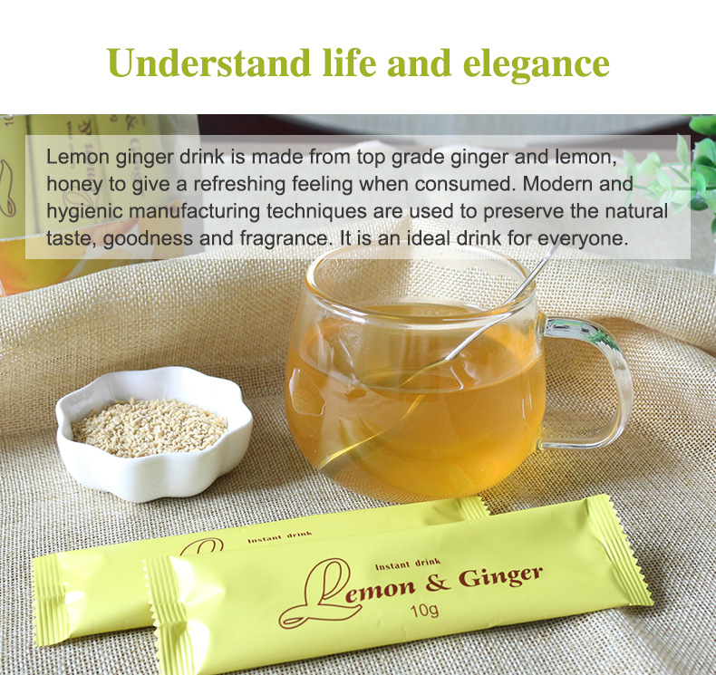 Natural Lemon Ginger Tea Pain  - Herbal Wellness Tea review and price